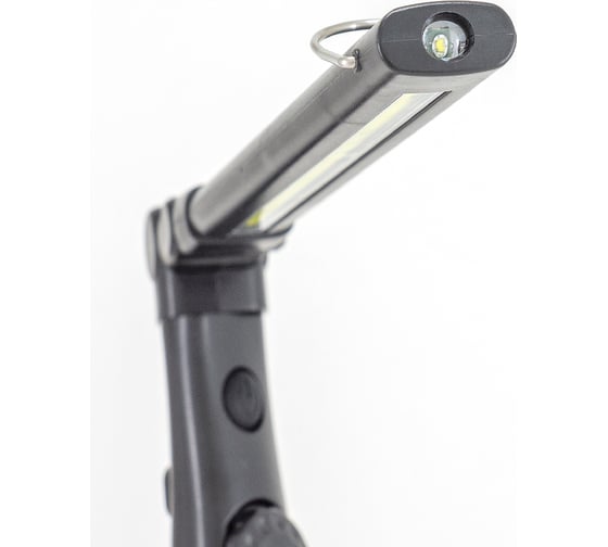 Фонарь ЯРКИЙ ЛУЧ OPTIMUS ACCU Click диммирование COB max.400лм +SMD 60лм, кольцо/магнит, Li-Ion 2000mA 4606400106470