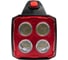 Фонарь аккумуляторный Ultraflash LED38101 черн./малин., 40LED+2COB, 4 реж., Type-C, PowerBank, пласт., кор. 15951 7