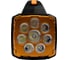 Фонарь аккумуляторный Ultraflash LED38100 черн./охра, 76LED+4COB, 4 реж., Type-C, PowerBank, пласт., короб. 15950 6