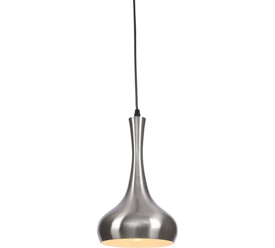 Светильник подвесной RITTER MERCURY 1xE27, сатиновый хром 52633 9