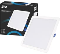 Светодиодная панель встраиваемая ЕТР 18W 4000K квадрат арт. 35858