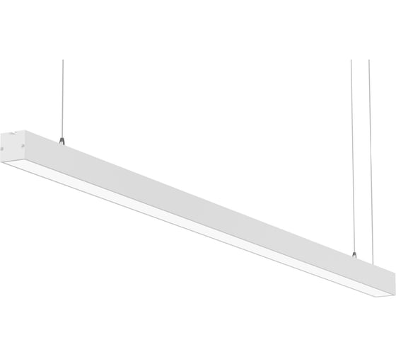Светильник линейный подвесной светодиодный Apeyron 40Вт, IP40, 4х4х118 см, цвет - белый / 30-43 1