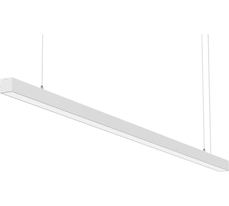 Светильник линейный подвесной светодиодный Apeyron 60Вт, IP40, 4х4х148 см, цвет - белый / 30-44
