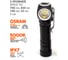 Фонарь ЯРКИЙ ЛУЧ LH-700R ENOT PRO налобный ручной с встроенным ЗУ, Osram P9 700лм, аккумулятор YLP 18650 3500mAh 4606400106944 2