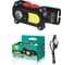 Фонарь налобный акк. Camelion LED53418 3,7В, карбон, 2 LED, 3 Ватт, 15 реж., сенсор, Micro-USB, бокс 15746 2