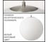 Встроенный подвесной светильник Citilux RON матовый хром CL941D25R1 8