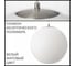 Подвесной светильник Citilux RON матовый хром CL941D20S1 6