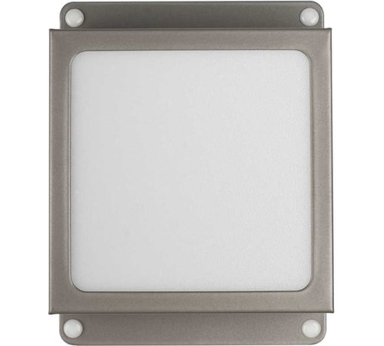 Светильник светодиодный Jazzway PPL 089/G OPAL 9Вт 3000K GREY IP40 89*89*40 панель встраиваемая 5068988 1