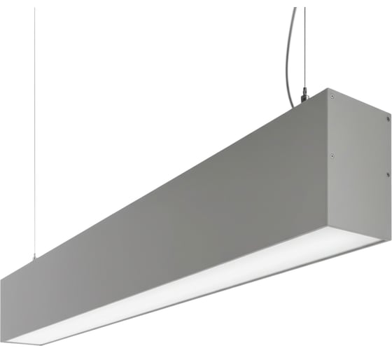 Светодиодный линейный светильник Uniel ULO-K10D 60W/5000K/L120/H IP40 SILVER UL-00013177 1