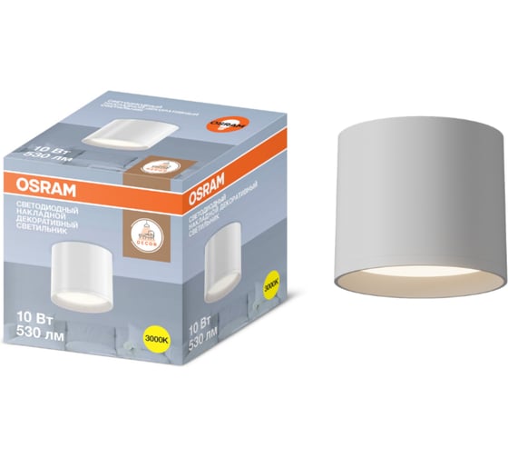 Накладной декоративный светильник Osram 10W белый 4607194231102 1