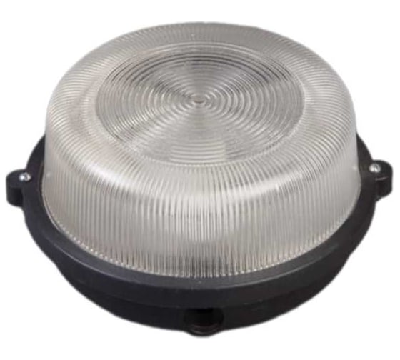 Светильник ФОРСВЕТ (корпус с обручем без защитной сетки, черный) НПП 03-100-005.03 У3(черный) - 1 штука 1