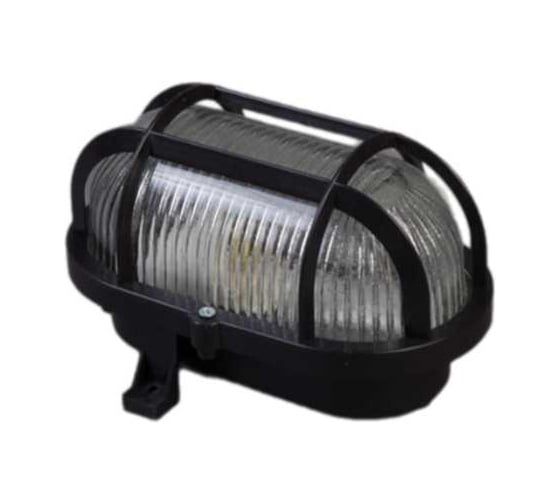 Светильник ФОРСВЕТ (евро корпус и защитная сетка, черный) НБП 02-60-004.03 У3 черный - 1 штука 1