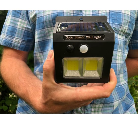 Уличный фонарь Sunlightfine NEW COB 32 LED с 3 режимами с датчиком движения 609А32 6009А32