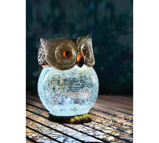 Садовый светильник на солнечной батарее Uniel GT160 OWL USL-S-813 UL-00007867