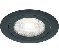Светильник встраиваемый светодиодный FERON 12W, 4000K, 960Lm, черный, круг 52051