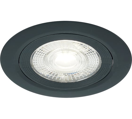 Светильник встраиваемый светодиодный FERON 12W, 4000K, 960Lm, черный, круг 52051 1