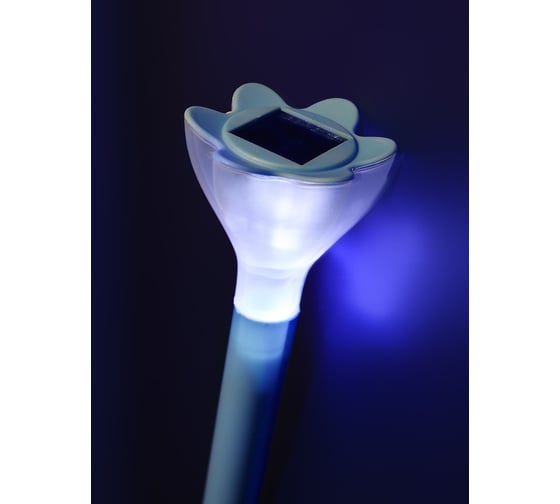 Садовый светильник на солнечной батарее Uniel PT305 Blue crocus USL-C-418 10624