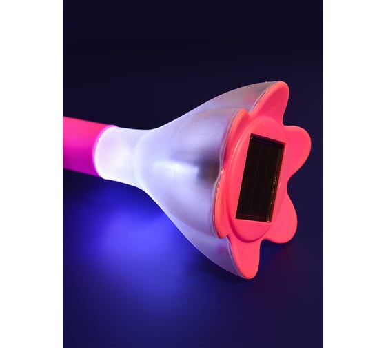 Садовый светильник на солнечной батарее Uniel PT305 PINK CROCUS USL-C-420 UL-00001762