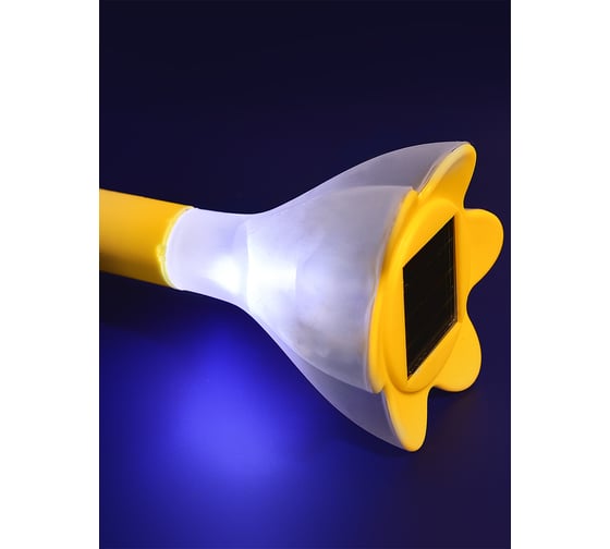 Садовый светильник на солнечной батарее Uniel PT305 Yellow crocus USL-C-419 10625