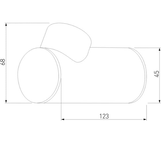 Садово-парковый светильник Elektrostandard 35134 W Ray LED белый a056369
