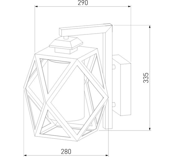 Садово-парковый светильник Elektrostandard 35133 D Ambra D чёрный a056232
