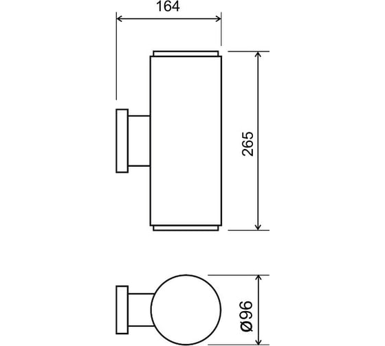 Садово-парковый светильник Elektrostandard 1403 TECHNO песочно-белый a057008