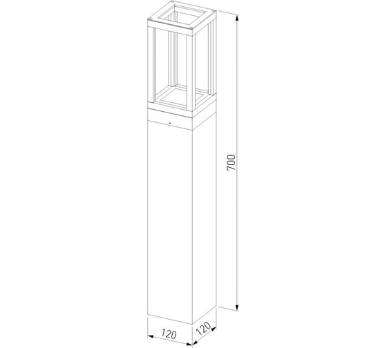 Садово-парковый светильник Elektrostandard 1529 TECHNO LED серый a051860