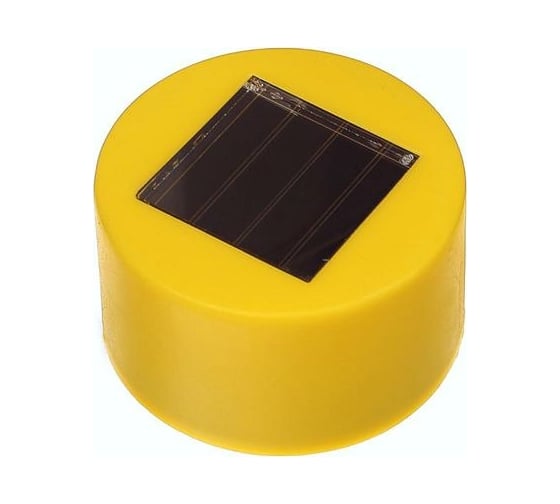 Садовый фонарь Luazon на солнечной батарее Трапеция, 30 см, d=4.5 см, 1 led, пластик, желтая ножка 2997281