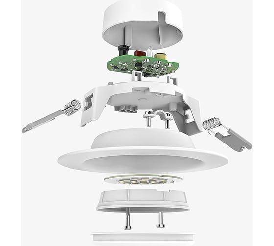 Встраиваемый светильник YEELIGHT Xiaomi Downlight тёплый жёлтый, белый, YLSD02YL