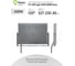 Прожектор FL-LED Light-PAD 200W Grey 4200К 20000Лм 200Вт AC220-240В 327x235x30мм 1510г 616869 6