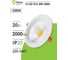 Светильник встраиваемый круглый FL-LED DLA 20W 4200K D190xd160x55 20W 2000Lm 618382 7
