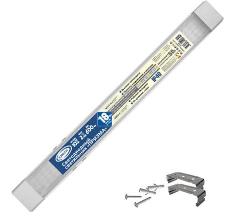 Светодиодный линейный светильник IONICH Призма  IDPO "Призма"-18-4000-600-IP40 1947