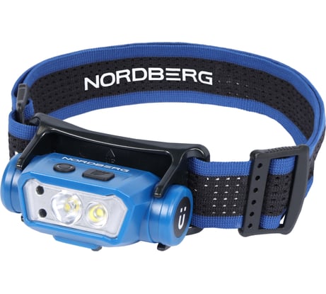 Фонарь светодиодный налобный NORDBERG аккумуляторный, 3.7 В, c датчиком движения 1953