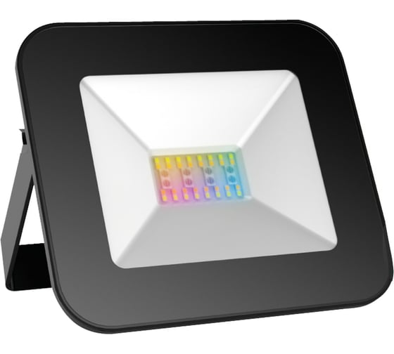 Умный Wi-Fi прожектор Gauss Smart Home 20W 1400lm 3000-6500K IP65 черный RGBW 3560132 1