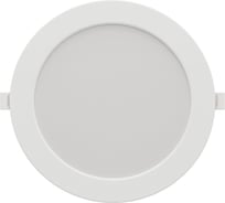 Панель светодиодная встраиваемая Apeyron 3 ССT, 24Вт, 1920лм, 3000-4000-6500К, IP44, O225х26мм 06-164