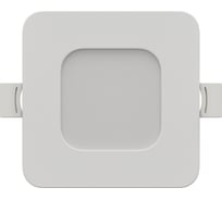 Панель светодиодная встраиваемая Apeyron 3 ССT, 6Вт, 480лм, 3000-4000-6500К, IP44, 95х95х26мм 06-165
