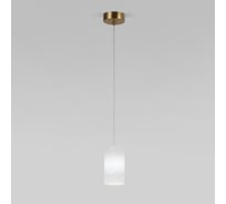 Подвесной светильник Eurosvet Marba с плафоном из испанского алебастра 304052 латунь a071586