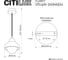 Подвесной светильник Citilux MARES LED CL246017 5