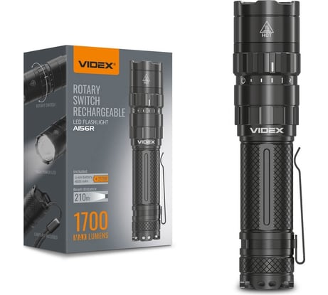 Портативный светодиодный фонарик Videx A156R 1700Lm 6500K VLF-A156R