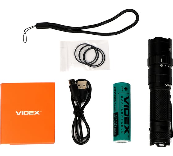 Портативный светодиодный фонарик Videx A156R 1700Lm 6500K VLF-A156R