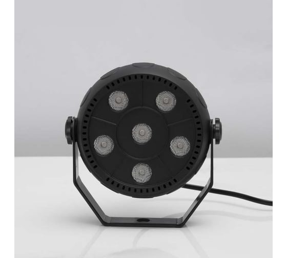 Прожектор Luazon PAR для сцены, 220 В, 6х1,5 Вт, RGB, АВТОЗВУК 3852588