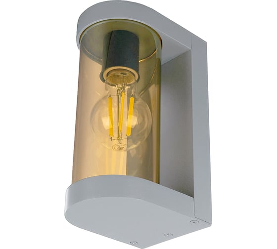 Светильник садово-парковый FERON 40W 230V E27, DH1901, серый/янтарный 52189 1
