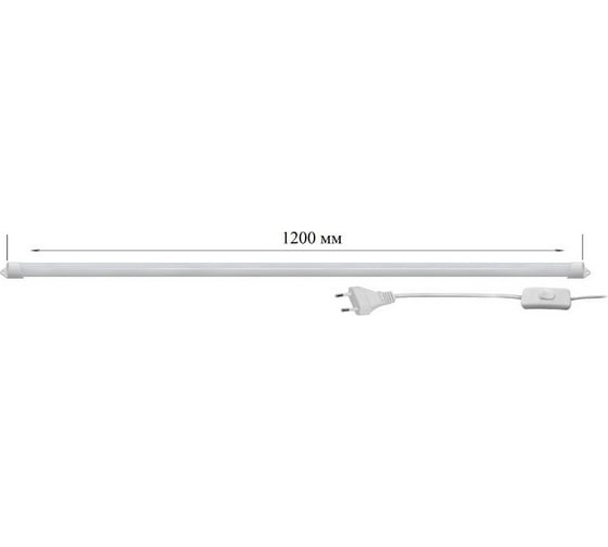 Линейный светильник Ultraflash LWL-2022-02 Led 18 Вт,4500К, с проводом и выключателем 14386