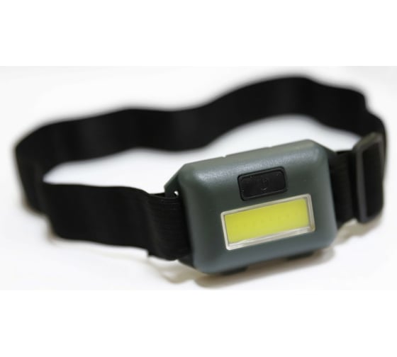 Налобный фонарь Ultraflash LED5356 черный 0,95Вт COB LED, 3 режима 3хAAA, пластик 14641