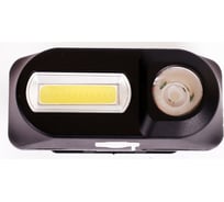Налобный аккумуляторный фонарь Ultraflash LED53763 4Вт черный XPE+COB LED 1 реж., крепл. 14504