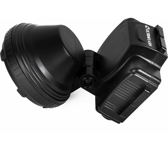 Налобный аккумуляторный фонарь Ultraflash LED5368 220В черный 1 Ватт LED+1,5Ватт COB, 2 режима 14452
