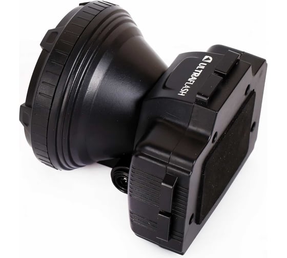 Налобный аккумуляторный фонарь Ultraflash LED5368 220В черный 1 Ватт LED+1,5Ватт COB, 2 режима 14452