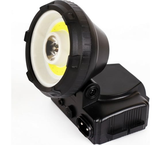 Налобный аккумуляторный фонарь Ultraflash LED5368 220В черный 1 Ватт LED+1,5Ватт COB, 2 режима 14452