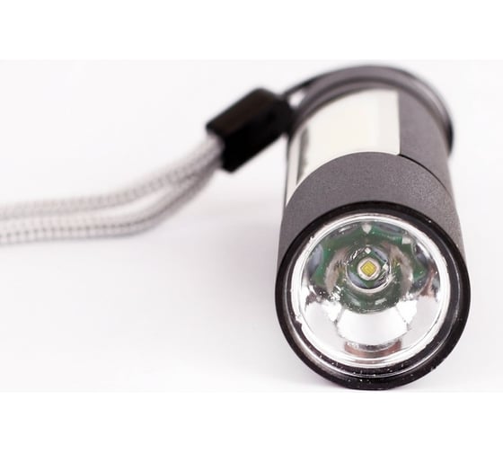 Аккумуляторный фонарь Ultraflash LED51523 4В, черный 2LED, 3 Вт, 3 режима USB 14662