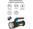Аккумуляторный фонарь Ultraflash LED53765 4В, черный 2LED, 3 Вт, 4 режима USB 14665 8